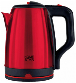 Чайник электрический HomeStar HS 1003 1 8 л красный 