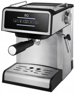 Рожковая кофеварка BQ CM2000 серебристый  черный 86199228