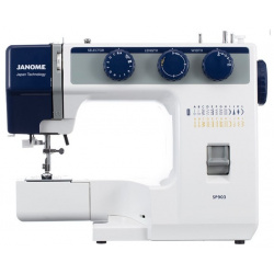 Швейная машина Janome SP 903 белая  синяя 3426