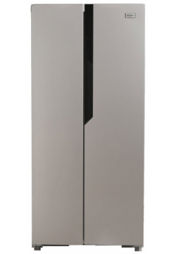 Холодильник Ascoli ACDS450WIB серебристый Side by
