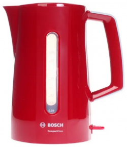 Чайник электрический Bosch TWK 3A014 1 7 л красный 