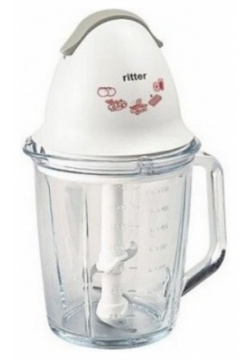 Измельчитель Ritter MC1750 белый  Стеклянная чаша Объём чаши 1