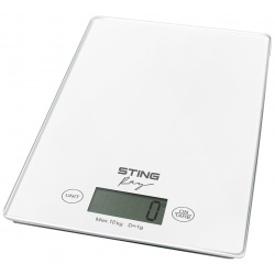 Весы кухонные StingRay ST SC5106A белые 41570/1 с красивой и