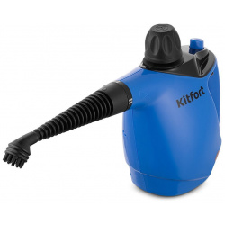 Пароочиститель Kitfort КТ 9140 3 черный  синий