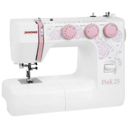 Швейная машина Janome pink 25 белый  розовый
