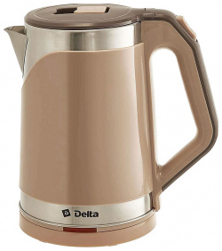 Чайник электрический Delta DL 1109 2 л бежевый 1383183