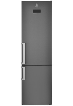 Холодильник Jackys JR FD 2000 серый вороная сталь