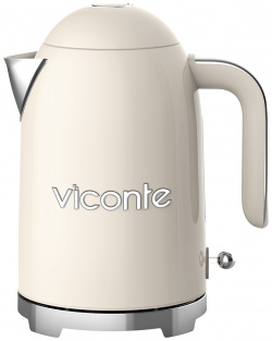 Чайник электрический Viconte VC 33 1 7 л бежевый 3325