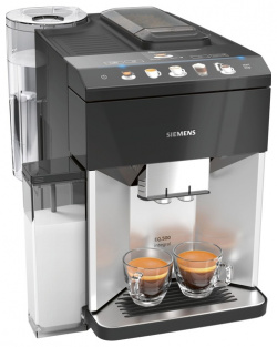 Кофемашина автоматическая Siemens TP503R01 серебристая  черная