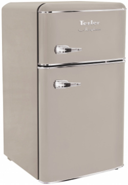 Холодильник TESLER RT 97 серый SAND GREY Функциональный и элегантный