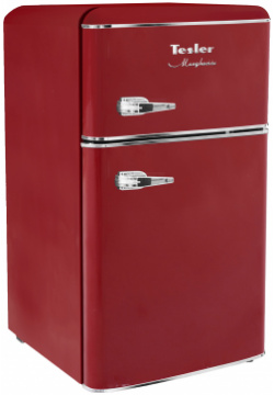 Холодильник TESLER RT 97 красный RED Функциональный и элегантный
