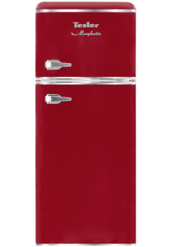 Холодильник TESLER RT 217 красный RED