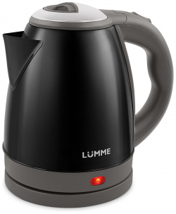 Чайник электрический LUMME LU 161 1 7 л черный  серый