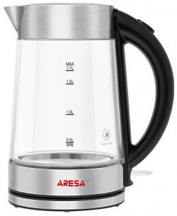 Чайник электрический Aresa AR 3472 1 7 л серебристый 