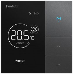Wi Fi модуль Heatcold TH1230W черный 976254 Термостат подходит для контроля