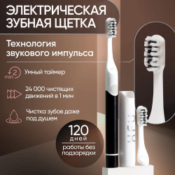 Электрическая зубная щетка XFU Sonics черный 4631171230635
