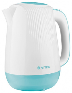 Чайник электрический VITEK VT 7059W 1 7 л белый  голубой
