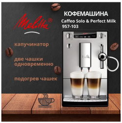 Кофемашина автоматическая Melitta Caffeo 957 103 Solo & Perfect Milk черный M_957
