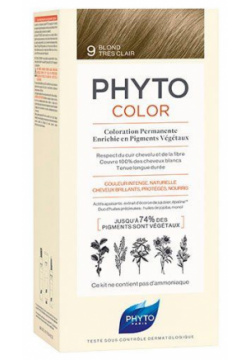 Фито фитоколор крем краска для волос тон 9 (очень светлый блонд) Laboratoires Phytosolba 1122931
