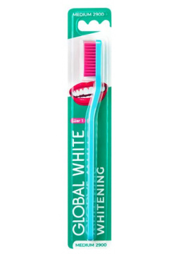 GLOBAL WHITE (Глобал вайт) щетка зубная medium ООО "ТехноПро" 1093085