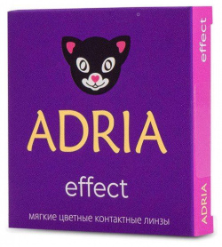 Линзы контактные цветные Adria/Адриа Effect color (8 6/ 1 50) Caramel 2шт Interojo Inc  2141590
