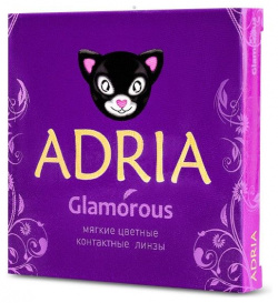 Линзы контактные цветные Adria/Адриа Glamorous color (8 6/ 6 00) Brown 2шт Interojo Inc  2141590