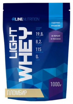 Протеин пломбир Light Whey R Line 1000г ООО Р Лайн 1648946