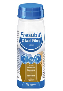 Напиток Фрезубин 2ккал с пищевыми волокнами со вкусом капучино бут  200мл 4шт Fresenius Kabi Deutschland GmbH 1090491