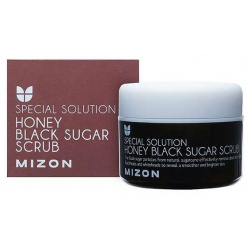 Скраб с черным сахаром Honey black sugar scrub MIZON 80мл COSON Co  Ltd 2140114