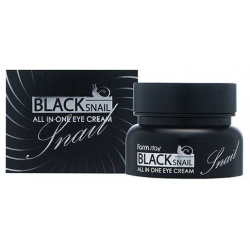 Крем многофункциональный с муцином черной улитки для кожи Black Snail FarmStay 50мл Myungin Cosmetics Co  Ltd 2140324