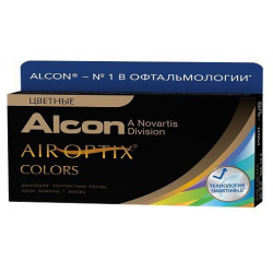 Линзы контактные цветные Alcon/Алкон air optix colors (8 6/ 1 75) Green 2шт Алкон Лабораториз Инк US 574118