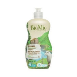 BioMio  Средство для мытья посуды овощей и фруктов маслом Мяты 450 мл EA 240 С