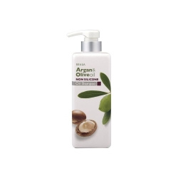 Kumano cosmetics Argan and Olive Oil Non Silicone Shampoo  Шампунь увлажняющий с Аргановым и оливковым маслами 550 мл KY 170