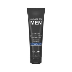 Ollin Professional Premier for men  Шампунь для волос и тела освежающий 250 мл OP725485