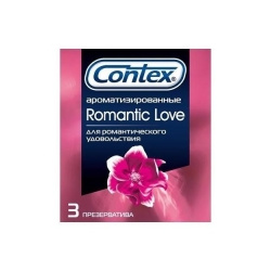 Contex Romantic Love  Презервативы ароматизированные №3 3 шт 9351 Классические