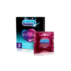 Durex Dual Extase  Презервативы №3 3 шт DUR220094 Для достижения оргазма обоими