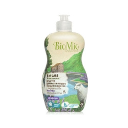 BioMio  Средство для мытья посуды овощей и фруктов с эфирным маслом Лаванда 450 мл EL 241