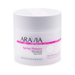 Aravia Professional Organic Spring Flowers  Крем для тела питательный цветочный 300 мл AR7031