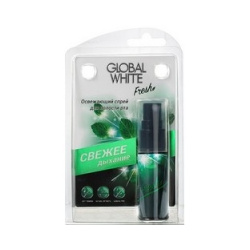 Global White  Спрей освежающий для полости рта 15 мл GW124
