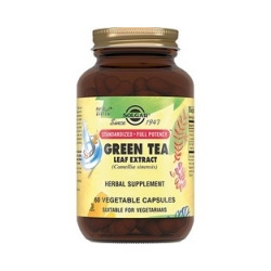 Solgar Green Tea  Экстракт листьев зеленого чая в капсулах 60 шт 209634