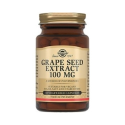 Solgar Grape Seed Extract 100 mg  Экстракт виноградных косточек в капсулах 30 шт 203859