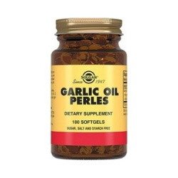 Solgar Garlic Oil Perles  Чесночное масло перлес в капсулах 100 шт 209633