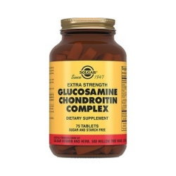 Solgar Glucosamine Chondroitin Complex  Глюкозамин Хондроитин плюс в таблетках 75 шт 203935