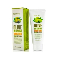 FarmStay Olive Intensive Moisture Foam Cleanser  Пенка очищающая с экстрактом оливы увлажняющая 100 мл 7284781