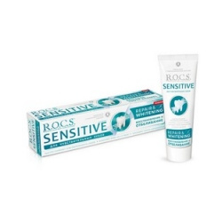 R O C S  Sensitive Зубная паста Восстановление и Отбеливание 94 гр 03 01 042 З