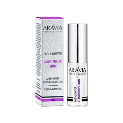 Aravia Professional  Хайлайтер с шиммером жидкий для лица и тела Luminous Skin 01 highlighter 5 мл L011