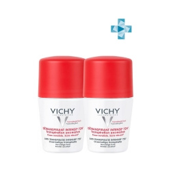 Vichy Deodorant  Дезодорант шарик Анти стресс 72 часа против пота 2х50 мл VN12048