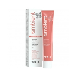 Tefia  Перманентная крем краска для волос Ambient 1018 Специальный блондин пепельно коричневый 60 мл tAMBCOL