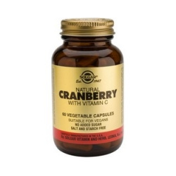 Solgar Cranberry  Натуральная клюква с витамином в капсулах 60 шт 203849
