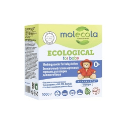 Molecola  Стиральный порошок для стирки детского белья Концентрат гипоаллергенный экологичный 1 кг MOL70020
